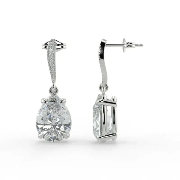 "Avishag"- Lab Diamonds Earrings
