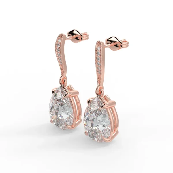 "Avishag"- Lab Diamonds Earrings