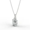 "Lia"- Natural Diamond Pendant & Necklace