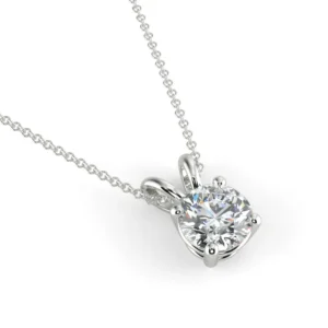 "Amanda"- Natural Diamond Pendant & Necklace