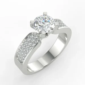 "Laila"- Natural Diamond Engagement Ring