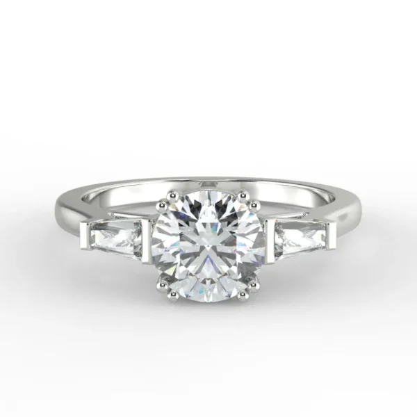 "Vanessa"- Natural Diamond Engagement Ring