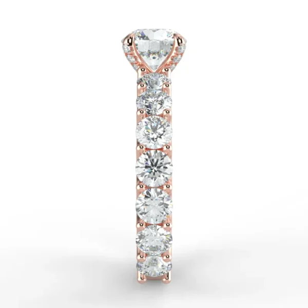 "Lin"- Natural Diamond Engagement Ring