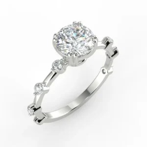 "Kim"- Natural Diamond Engagement Ring