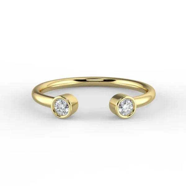 "Janet" - Natural Diamond Wedding Ring