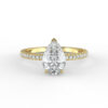 "Abran"- Natural Diamond Engagement Ring