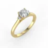 "Ace" - Natural Diamond Engagement Ring