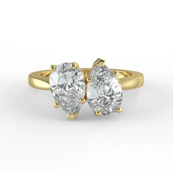 "Carminada"- Natural Diamond Engagement Ring