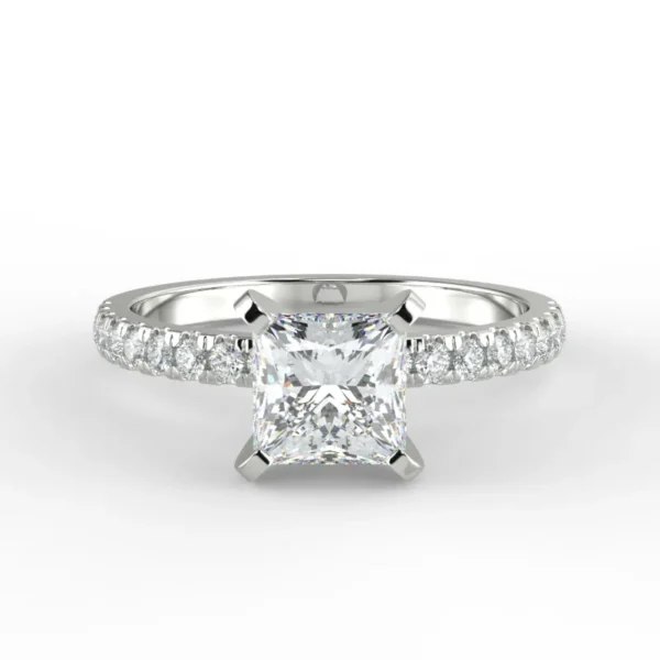 "Noelle"- Nratural Diamond Engagement Ring