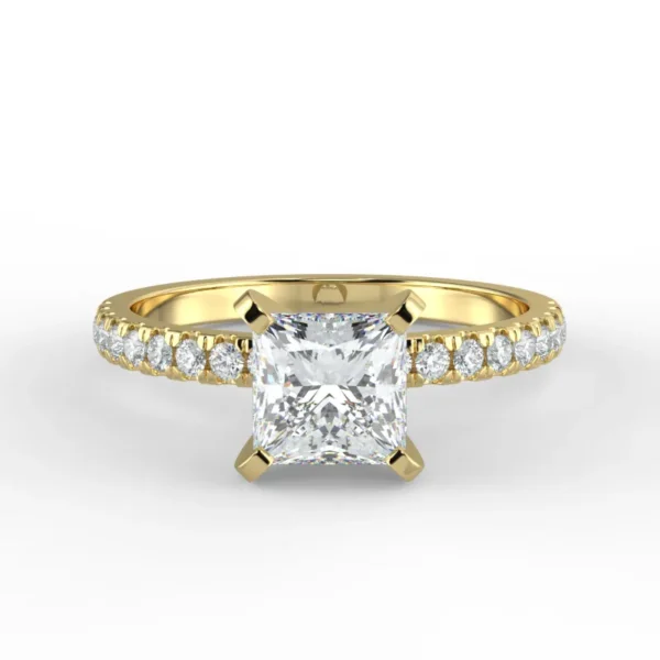 "Noelle"- Nratural Diamond Engagement Ring