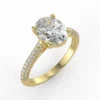 "Trinity"- Natural Diamond Engagement Ring