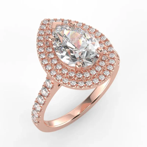"Lola"- Natural Diamond Engagement Ring