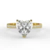 "Angela"- Natural Diamond Engagement Ring