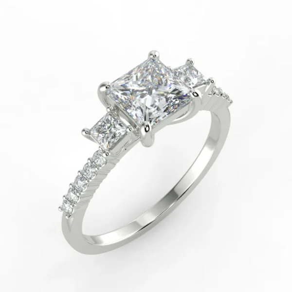 "Srella"- Nratural Diamond Engagement Ring