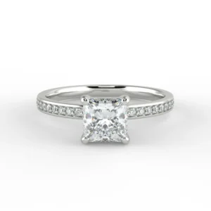"Leah"- Natural Diamond Engagement Ring
