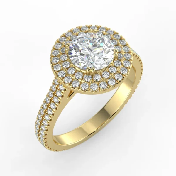 "Shawn"- Natural Diamond Engagement Ring