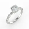 "Rizel"- Natural Diamond Engagement Ring