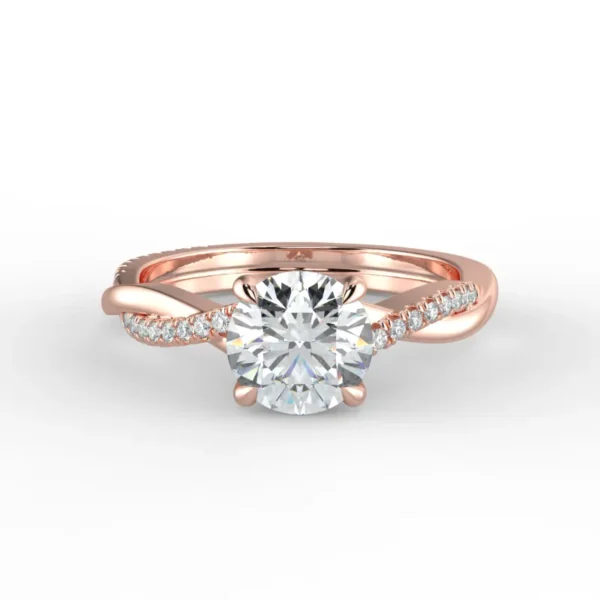 "Nini"- Natural Diamond Engagement Ring