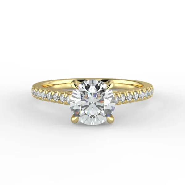 "May"- Natural Diamond Engagement Ring