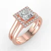 "Paisley" - Natural Diamond Engagement Ring